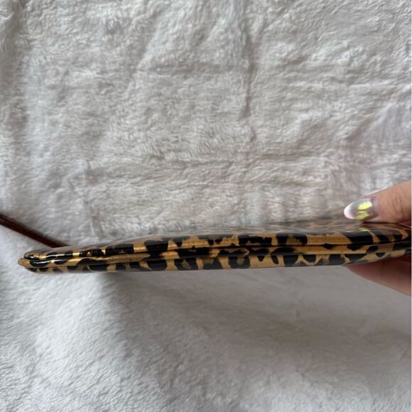 Kate Spade Animal Print Patent Leather Wristlet - Picture 7 of 7